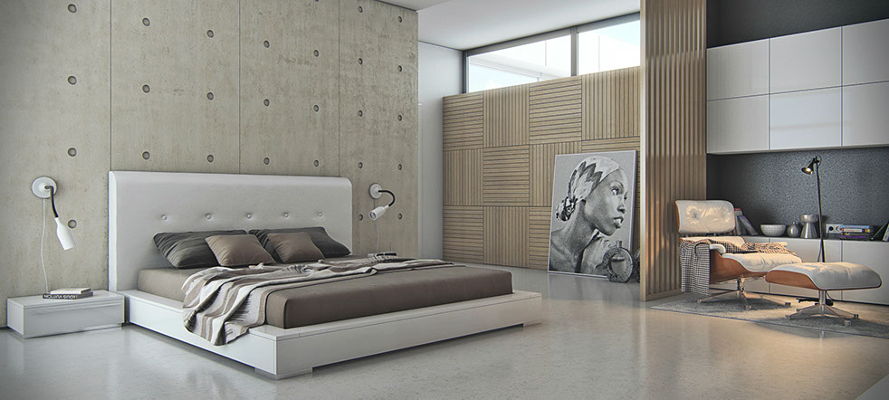 lounge interior design white shutters stone colours